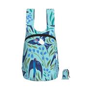 YWPCOIUYB Flying Swallows Spring Flowers, Foldable Storage Backpack Unisex Sackpack Sport Gym Bag Casual Daypack