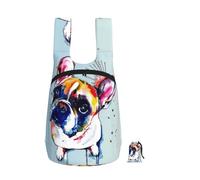 YWPCOIUYB French Bulldog Painting, Foldable Storage Backpack Unisex Sackpack Sport Gym Bag Casual Daypack