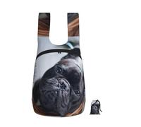 YWPCOIUYB French BullDogs Mall Black Dogs Pets, Foldable Storage Backpack Unisex Sackpack Sport Gym Bag Casual Daypack