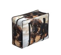 YWPCOIUYB German Shepherd Puppy,Large Capacity Storage Bag Portable Shopping Bags Reusable Foldable Grocery Bags