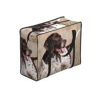 YWPCOIUYB German Shorthaired Pointer Dog,Large Capacity Storage Bag Portable Shopping Bags Reusable Foldable Grocery Bags