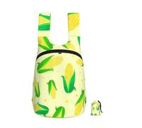 YWPCOIUYB Green Delicious Corn, Foldable Storage Backpack Unisex Sackpack Sport Gym Bag Casual Daypack