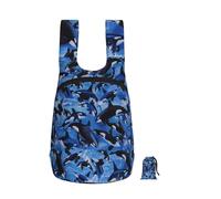 YWPCOIUYB Killer Whales Orcas Sea, Foldable Storage Backpack Unisex Sackpack Sport Gym Bag Casual Daypack