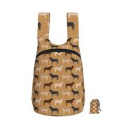 YWPCOIUYB Labrador Retrievers Dogs Cute Yellow Lab Chocolate Lab, Foldable Storage Backpack Unisex Sackpack Sport Gym Bag Casual Daypack