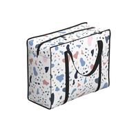 YWPCOIUYB Large Colored Dots On White Background,Large Capacity Storage Bag Portable Shopping Bags Reusable Foldable Grocery Bags