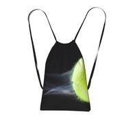 YWPCOIUYB Live Tennis Printing, Drawstring Sackpack Unisex String Bag Sport Gym Bag Casual Daypack Foldable Drawstring Backpack