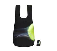 YWPCOIUYB Live Tennis Printing, Foldable Storage Backpack Unisex Sackpack Sport Gym Bag Casual Daypack