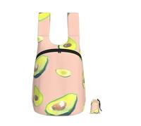 YWPCOIUYB Many Avocado Images Print, Foldable Storage Backpack Unisex Sackpack Sport Gym Bag Casual Daypack