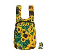 YWPCOIUYB Many Beautiful Sunflowers, Foldable Storage Backpack Unisex Sackpack Sport Gym Bag Casual Daypack