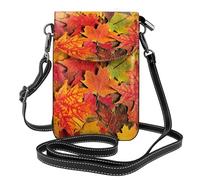 YWPCOIUYB Maple Leaf, Small Crossbody Bags, Cell Phone Purses For Women - PU Leather Cellphone Wallet With Credit Card Slots