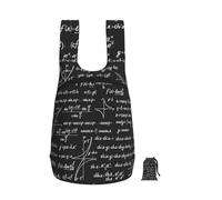 YWPCOIUYB Mathematical Patterns And Calculations, Foldable Storage Backpack Unisex Sackpack Sport Gym Bag Casual Daypack