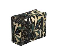 YWPCOIUYB New Art Deco Geometric Pattern Emerald Green And Gold,Large Capacity Storage Bag Portable Shopping Bags Reusable Foldable Grocery Bags