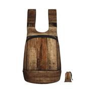YWPCOIUYB Old Wood Plank Weathered Box Wooden Texture, Foldable Storage Backpack Unisex Sackpack Sport Gym Bag Casual Daypack