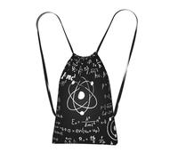YWPCOIUYB Physics Print Printed, Drawstring Sackpack Unisex String Bag Sport Gym Bag Casual Daypack Foldable Drawstring Backpack