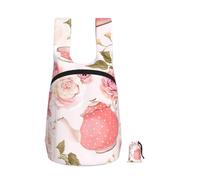 YWPCOIUYB Pink Teapot Printed, Foldable Storage Backpack Unisex Sackpack Sport Gym Bag Casual Daypack