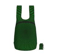 YWPCOIUYB Programmer Binary Circular Code, Foldable Storage Backpack Unisex Sackpack Sport Gym Bag Casual Daypack