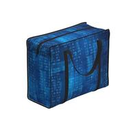 YWPCOIUYB Programmer Binary Code Blue,Large Capacity Storage Bag Portable Shopping Bags Reusable Foldable Grocery Bags