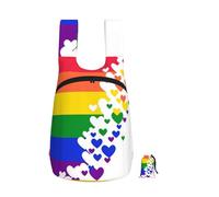 YWPCOIUYB Rainbow Flag Gay Pride Lesbian Lgbt, Foldable Storage Backpack Unisex Sackpack Sport Gym Bag Casual Daypack