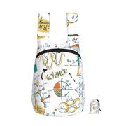 YWPCOIUYB Science Lab Education Biology Chemistry, Foldable Storage Backpack Unisex Sackpack Sport Gym Bag Casual Daypack