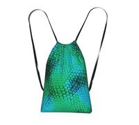 YWPCOIUYB Snake Scale, Drawstring Sackpack Unisex String Bag Sport Gym Bag Casual Daypack Foldable Drawstring Backpack