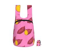 YWPCOIUYB Sweet Potato Pattern, Foldable Storage Backpack Unisex Sackpack Sport Gym Bag Casual Daypack