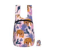 YWPCOIUYB Tigers In The Jungle, Foldable Storage Backpack Unisex Sackpack Sport Gym Bag Casual Daypack