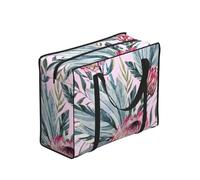 YWPCOIUYB Tropical Protea Pattern,Large Capacity Storage Bag Portable Shopping Bags Reusable Foldable Grocery Bags