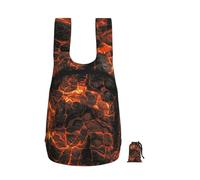 YWPCOIUYB Volcano Lava, Foldable Storage Backpack Unisex Sackpack Sport Gym Bag Casual Daypack