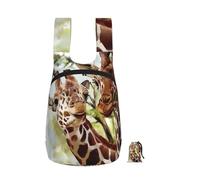 YWPCOIUYB Watercolor Deer Giraffe, Foldable Storage Backpack Unisex Sackpack Sport Gym Bag Casual Daypack