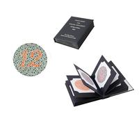 YWPYMX Colour Vision Test Book with 38 Plates for Color Deficiency Detection, Hidden Figures and Designs, Identifies and Distinguishes Types of Colour Blindness