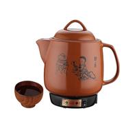 YWPYMX Decoction Cooker 5L - Automatic Decoction Pot with Heat Preservation, Timer Function, Multi-Use for Tea, Soup, and Herbal Drinks Yellow