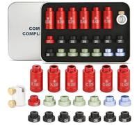 YWPYMX Size comparator kit, including 14 size inserts, universal sizes suitable for .17 to .45 calibers, precision loading consumables and equipment, and measuring tools. 21piece set