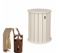 YWPYMX Stackable Stools Set of 4 Assembled, Multi-Function Dining Stool Nesting Tables, Stacking End Tables Nightstand Vanity Stools for Kitchen, Living Room, Bedroom, Iron Material White