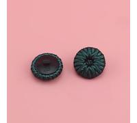 YWQHS 19mm 5/10 Pcs Dark Green Round Rope Fabric Cloth Covered Button Suits Buttons Classical Resin Shank Buttons Sewing For Jacket Coat Blouse