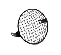 YWQJIOPM Motorcycle headlight cover 6.5" Motorcycle Headlight Mesh Grill Guard Front Lamp Mesh Grille Cover Protector For Cafe Cruiser Headlight Cover