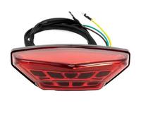 YWQJIOPM Motorcycle rear stop Light Rear Motorcycle LED Tail Brake Light Vehicle License Plate Lamp Daytime Running Lights Small Applicable Assembly Accessories