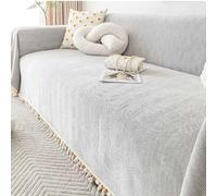 YWQJL Extra Large Sofa Throws - 180x260CM, Light Gray