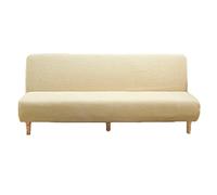 YWQJL Sofa Covers 2 Seater No Arms,2/3 Seater Elastic Sofa Bed Cover Polyester Spandex Stretch Futon Slipcover Protector Full Folding Couch Sofa Shield fits Sofa Bed without Armrests,C-S(120-150cm)