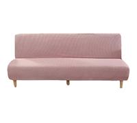 YWQJL Sofa Covers 2 Seater No Arms,2/3 Seater Elastic Sofa Bed Cover Polyester Spandex Stretch Futon Slipcover Protector Full Folding Couch Sofa Shield fits Sofa Bed without Armrests,K-M(155-185cm)