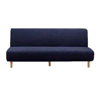 YWQJL Sofa Covers 2 Seater No Arms,2/3 Seater Elastic Sofa Bed Cover Polyester Spandex Stretch Futon Slipcover Protector Full Folding Couch Sofa Shield fits Sofa Bed without Armrests,J-S(120-150cm)