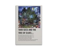 YWROLERYRY 1000 Gecs And The Tree of Clues Posters Aesthetic Wall Art Canvas Vintage Poster Decorative Painting Living Room Bed Room Decor20x30inch(50x75cm) Unframe-style