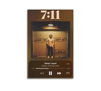 YWROLERYRY Bailey Zimmerman Leave The Light On Posters Aesthetic Wall Art Canvas Vintage Poster Decorative Painting Living Room Bed Room Decor24x36inch(60x90cm) Unframe-style