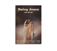 YWROLERYRY Daisy Jones And The Six Posters Aesthetic Wall Art Canvas Vintage Poster Decorative Painting Living Room Bed Room Decor12x18inch(30x45cm) Unframe-style