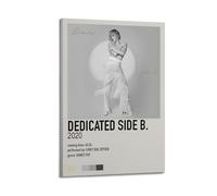 YWROLERYRY Dedicated Side B - Carly Rae Jepsen Posters Aesthetic Wall Art Canvas Vintage Poster Decorative Painting Living Room Bed Room Decor16x24inch(40x60cm) Frame-style