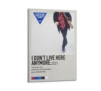 YWROLERYRY I Don't Live Here Anymore - The War on Drugs Posters Aesthetic Wall Art Canvas Vintage Poster Decorative Painting Living Room Bed Room Decor24x36inch(60x90cm) Frame-style