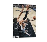 YWROLERYRY Jamel Morant Posters Aesthetic Wall Art Canvas Vintage Poster Decorative Painting Living Room Bed Room Decor16x24inch(40x60cm) Frame-style