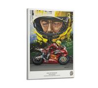 YWROLERYRY Joey Dunlop（15） Posters Aesthetic Wall Art Canvas Vintage Poster Decorative Painting Living Room Bed Room Decor24x36inch(60x90cm) Frame-style