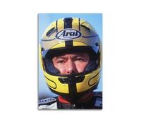 YWROLERYRY Joey Dunlop Posters Aesthetic Wall Art Canvas Vintage Poster Decorative Painting Living Room Bed Room Decor16x24inch(40x60cm) Unframe-style