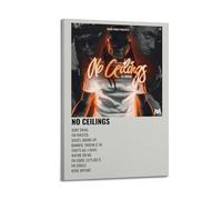 YWROLERYRY Lil Wayne No Ceilings Posters Aesthetic Wall Art Canvas Vintage Poster Decorative Painting Living Room Bed Room Decor24x36inch(60x90cm) Frame-style