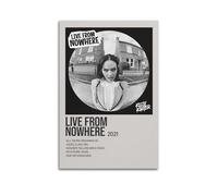 YWROLERYRY Live From Nowhere Posters Aesthetic Wall Art Canvas Vintage Poster Decorative Painting Living Room Bed Room Decor12x18inch(30x45cm) Unframe-style